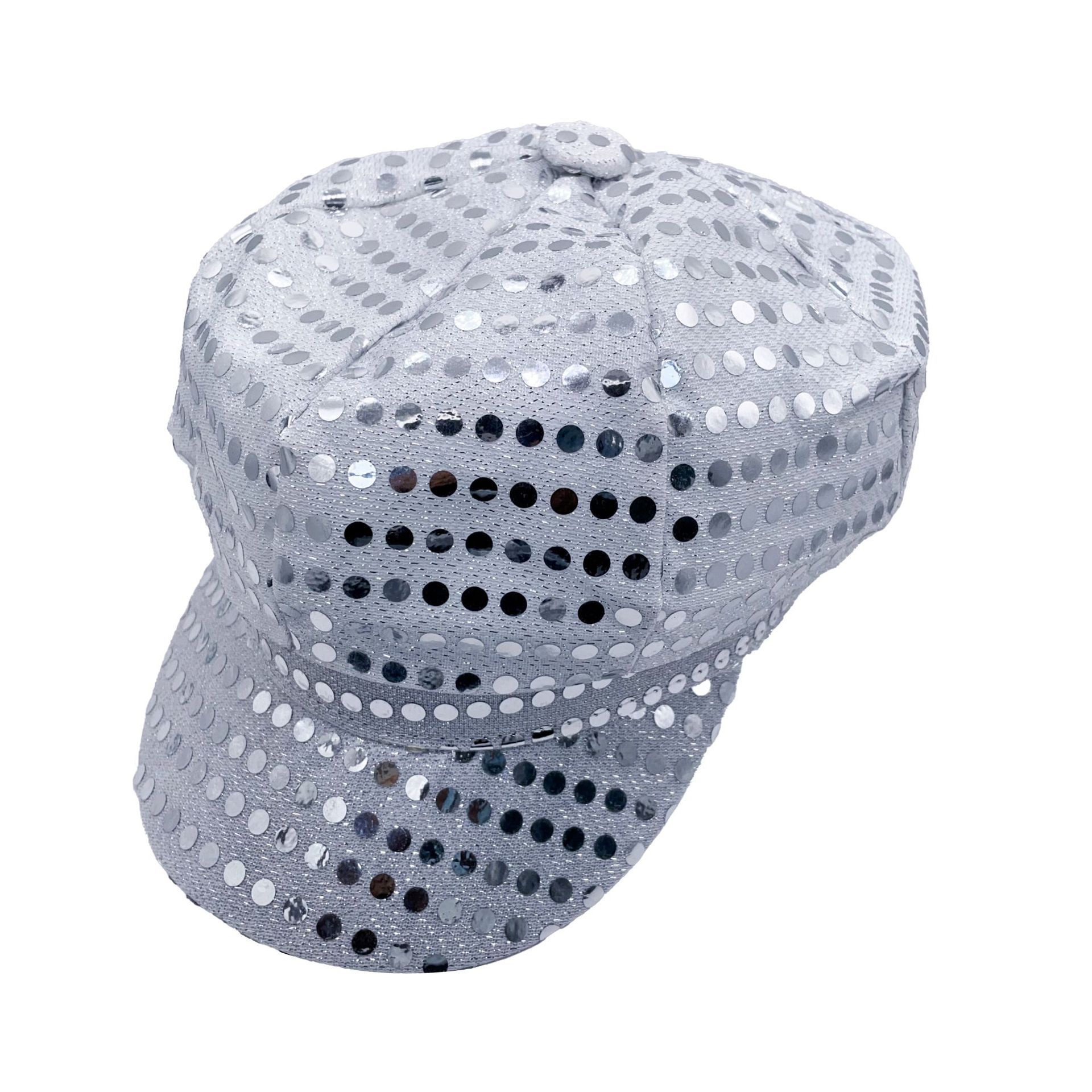 70s Disco Performance Sequin Hat For Festival Party And Cosplay_voghion.com