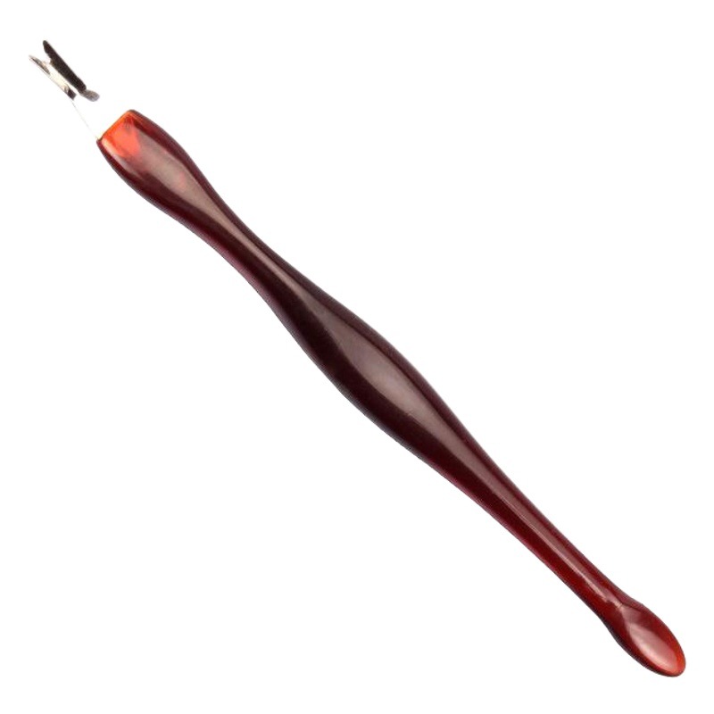 Nail Art Tools Stainless Steel Dead Skin Fork V-Shaped Exfoliating Corneous Dead Skin Shovel Nail Trimming Care Set