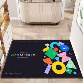 丝圈地毯门垫进门玄关防滑垫阳台垫卡通大门口踩脚垫可剪裁地垫