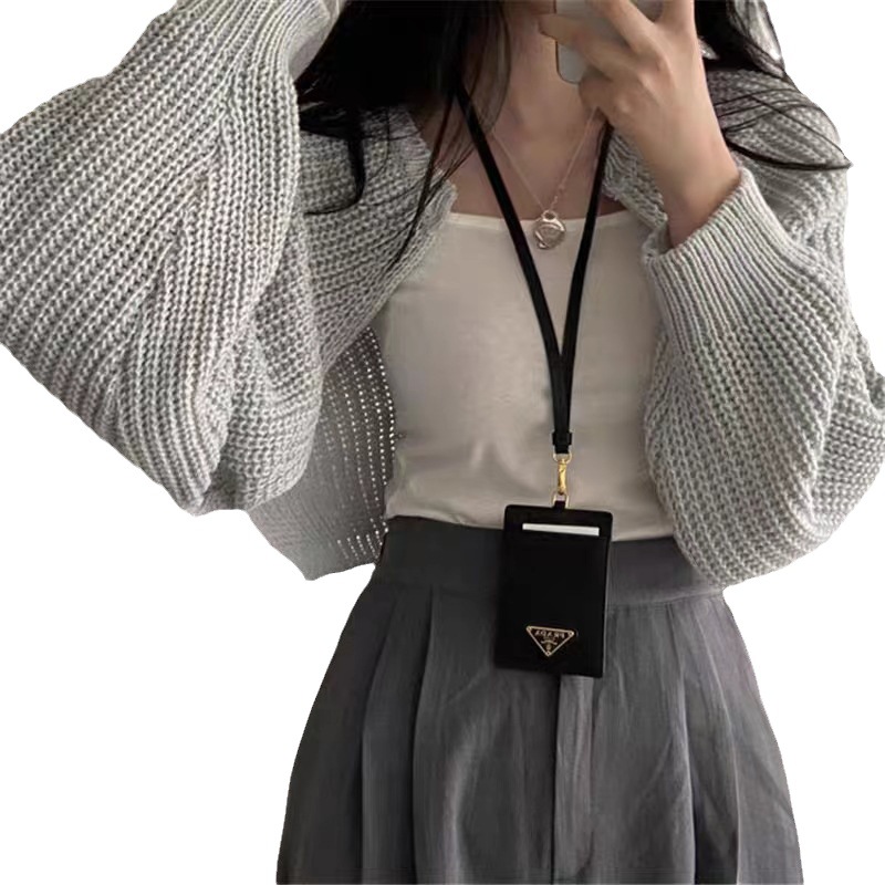 2023 otoño e invierno nuevo estilo coreano simple todo partido suelta perezoso punto cardigan Batwing manga suave estilo chal superior