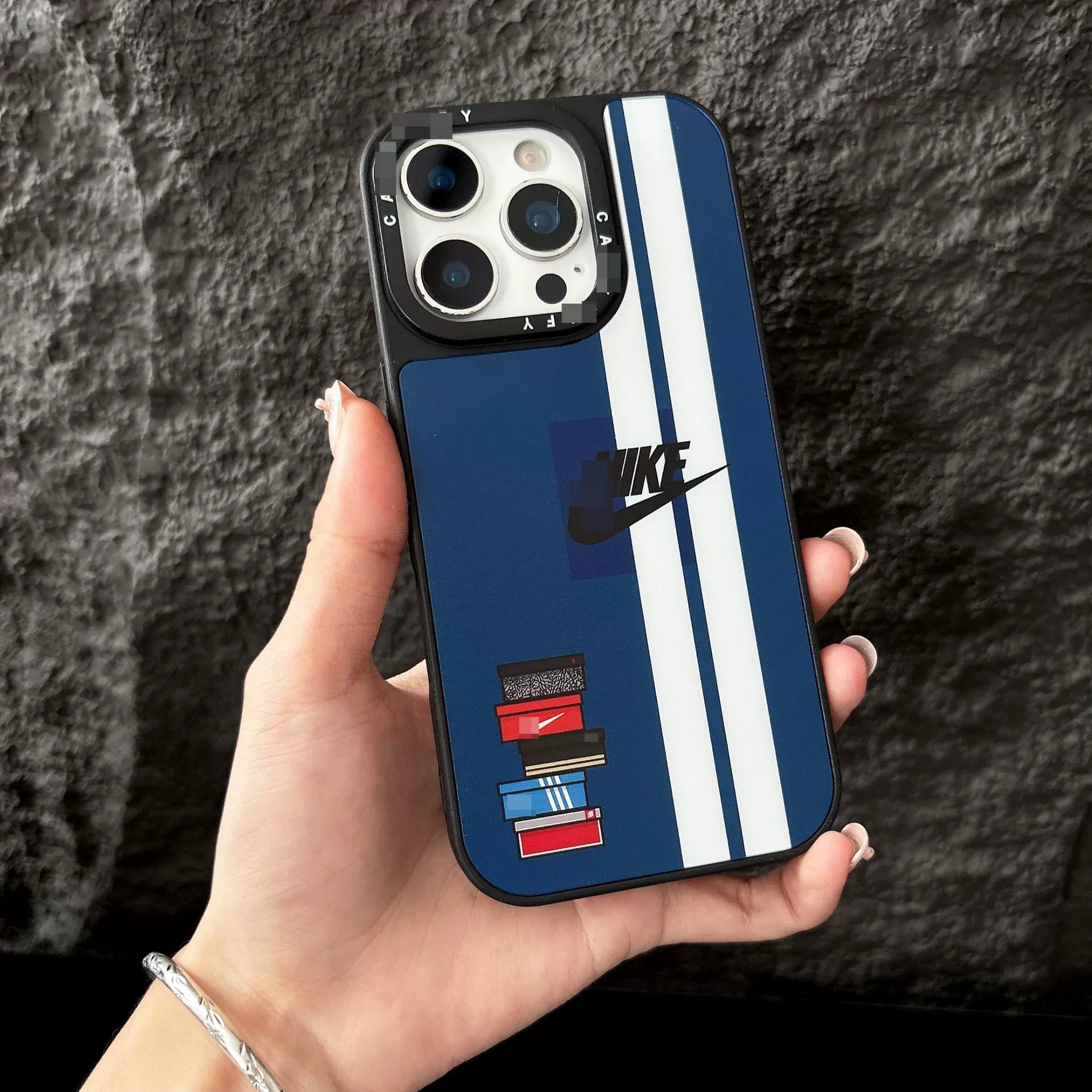 Nайк, яблоко, совместимый с iPhone 17, iPhone17 Pro, чехол для телефона, зеркальный эффект, iPhone, 16promax