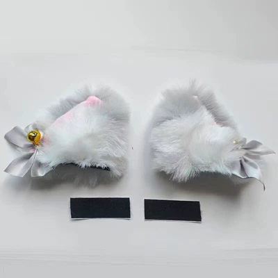 New Style Color-Blocked Helmet with Motosiklet dəbilqələri - white-gray