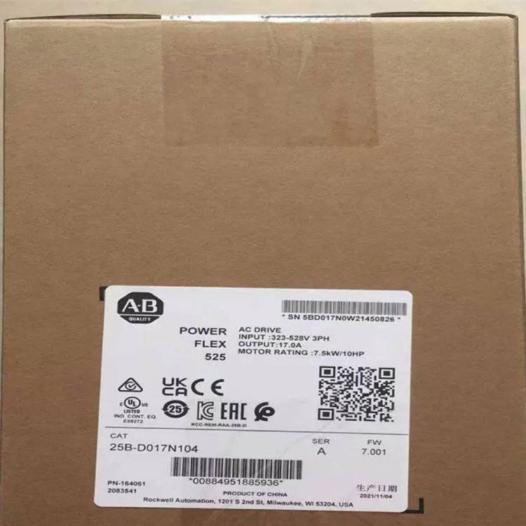 AB 罗克韦尔2198-H025-ERS Kinetix 5500伺服驱动器190-528V AC