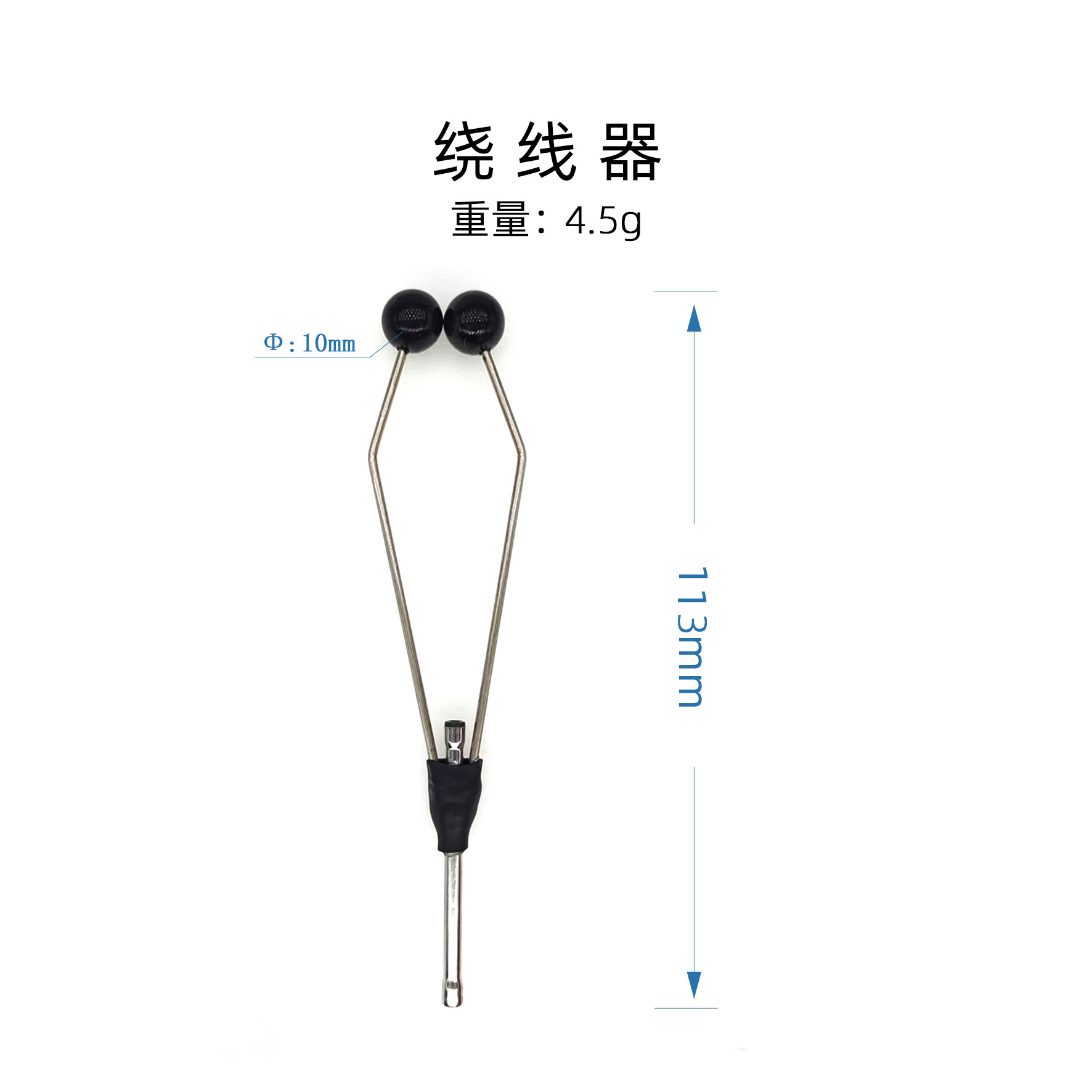 Hook Winder cerámica boca Luya pesca con mosca cebo artificial cebo falso mosca gancho lana cebo artificial material vinculante herramienta