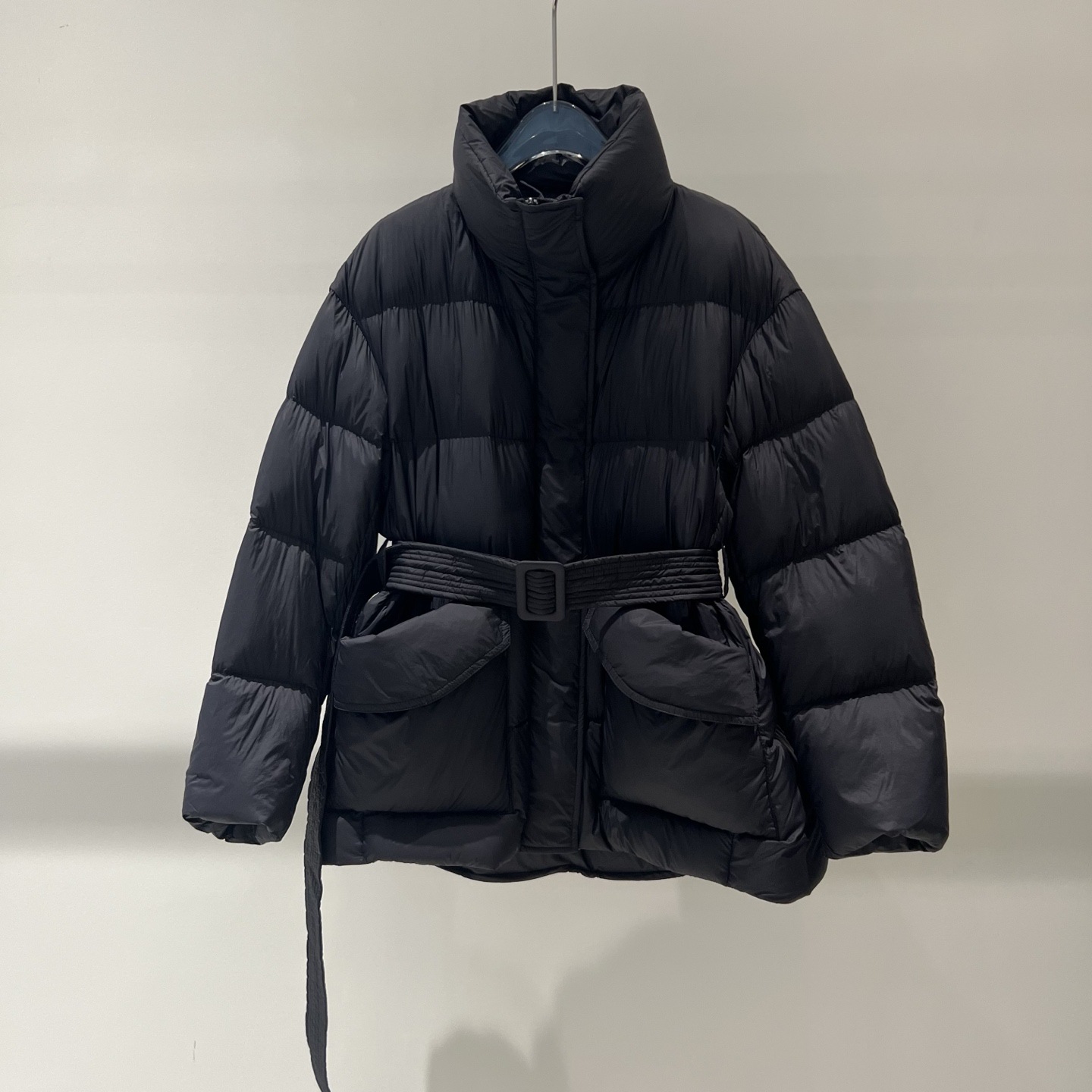 2025 New Winter Women's Simple Waist Slimming Look Lapel down Jacket Loose Warm Casual Jacket 004154