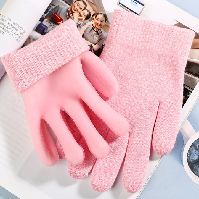 New Beauty Moisturizing Gel Hand Mask, Anti-Dry Cracking Gloves, Exfoliating Summer Set, Moisture-Absorbing Short Socks