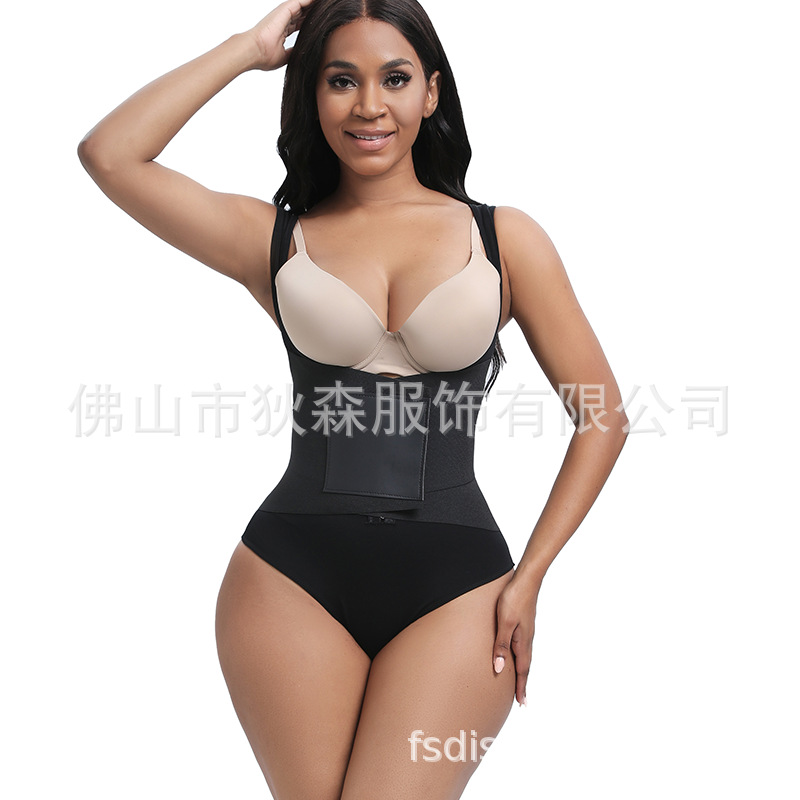 Nuevos trajes de plástico transfronterizos europeos y estadounidenses unidos grandes abdominales de cintura de cintura de cintura de plástico se pueden agregar logotipo