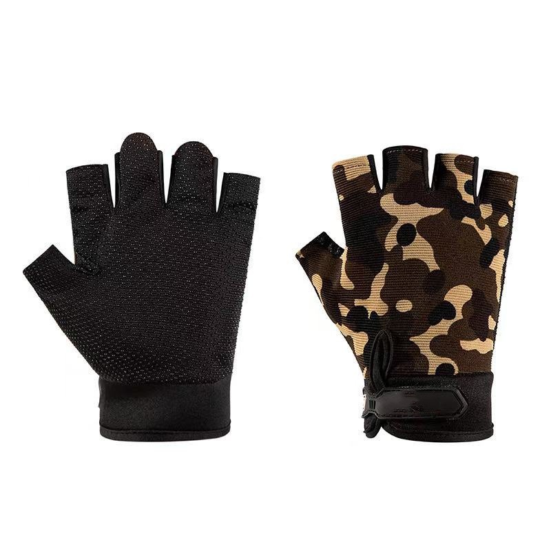 Camouflage, fingerless, with your logo imprint