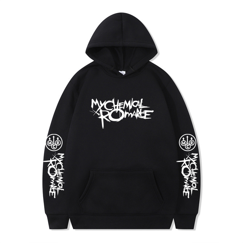 Europe and the United States my chemical romantic MyChemical Romance hooded long sleeve sweater autumn and winter plus velvet men and women