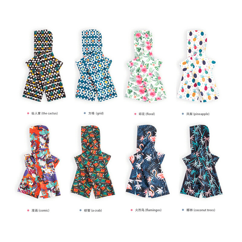 Children's Sun Protection Bathrobe, Beach Towel, Swimming Changing Clothes, Water-Absorbent Quick-Drying Clothes for Boys and Girls, Hooded Cloak, Double-Sided Velvet Bath Towel