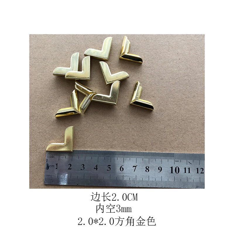 DIY自作材料部品手帳レシピアルバム牛革本復古銅色シンプル金属保護角卸売り|undefined