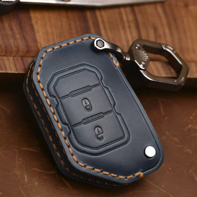 厂家直销适用于jeep新款牧马人吉普撒哈拉JL罗宾汉真皮车钥匙套包