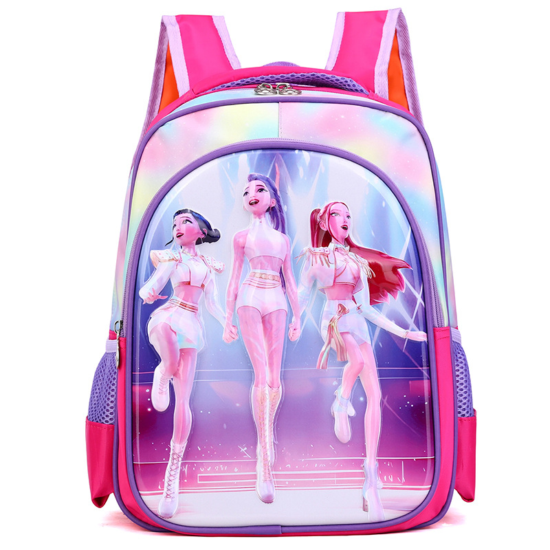 Nueva mochila infantil de dibujos animados jardín de infantes mochila de cáscara dura 3D animación estereoscópica mochila transpirable para niños y niñas estudiantes de primaria