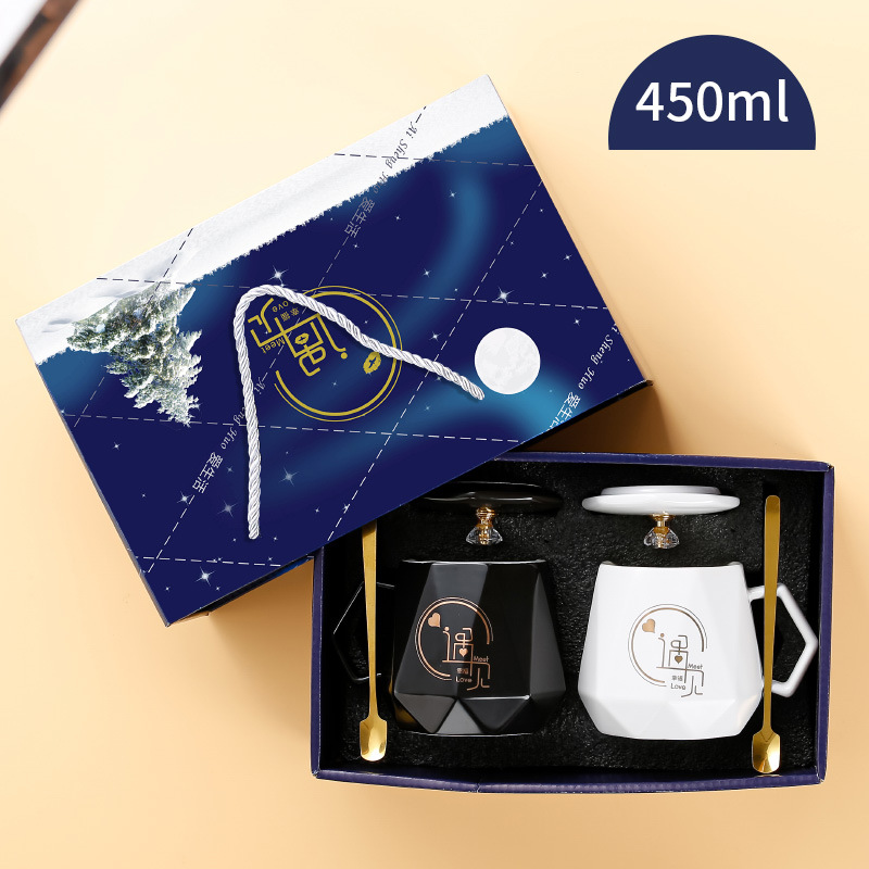 Taza de cerámica creativa, taza de oficina, taza de alto valor, taza de negocio, taza de marca de alta calidad, regalo de mano