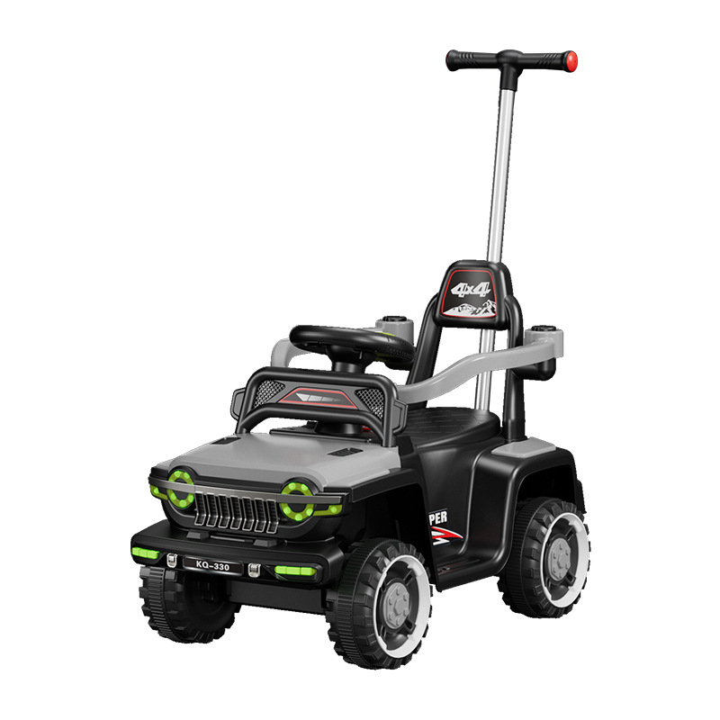 Niños eléctricos todoterreno controlado remoto cochecito de cuatro ruedas para niños, niños y niñas 1 - 3 - 6 anti-volqueo