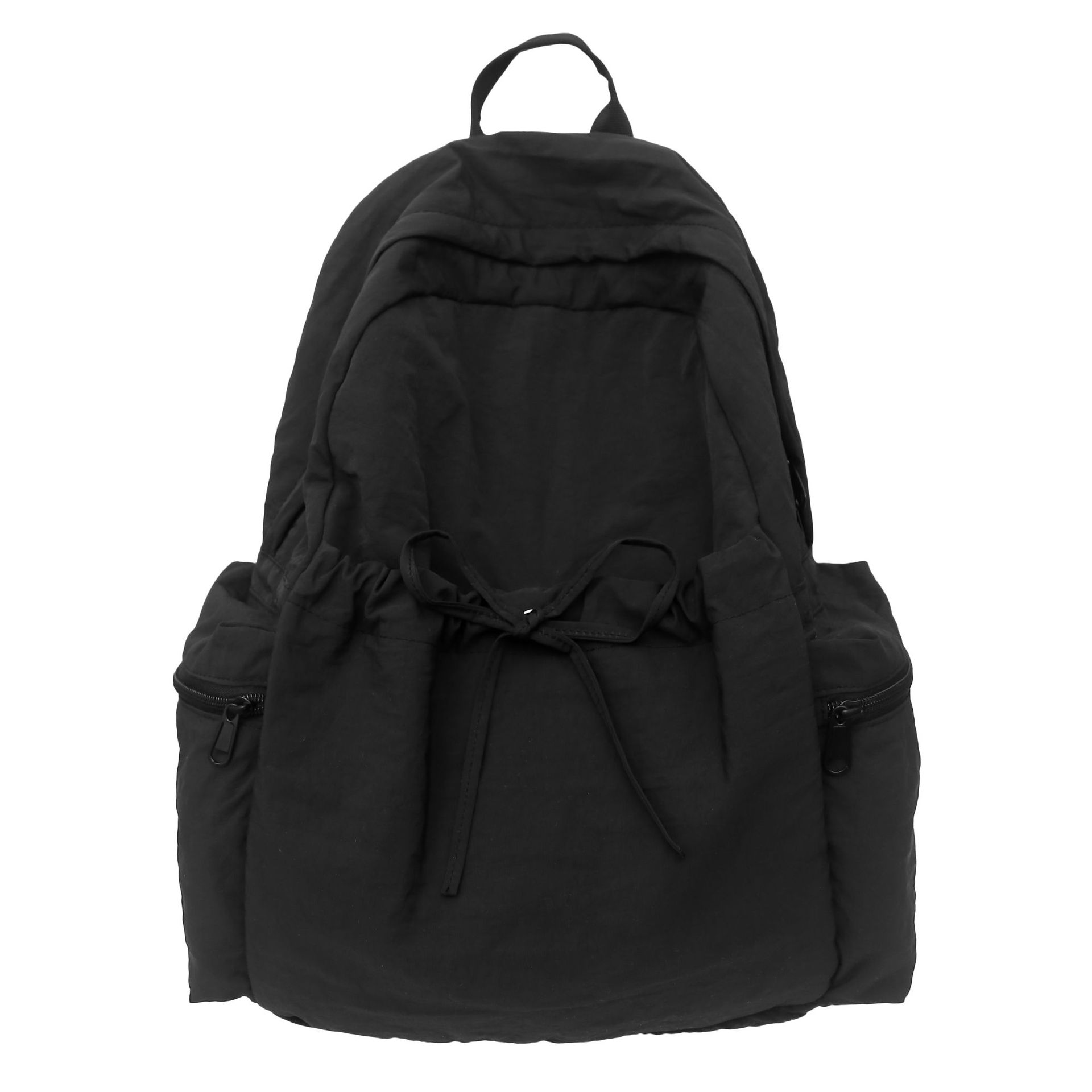 Mochila de estudiantes de estilo crema coreano de color sólido, mochila de mujer simple, mochila de viaje ligera de gran capacidad