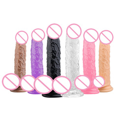 Transparent Crystal Color TPE Simulated Male Sex Toy for Women Adult Product Amazon YL19000 Plus Plus Large