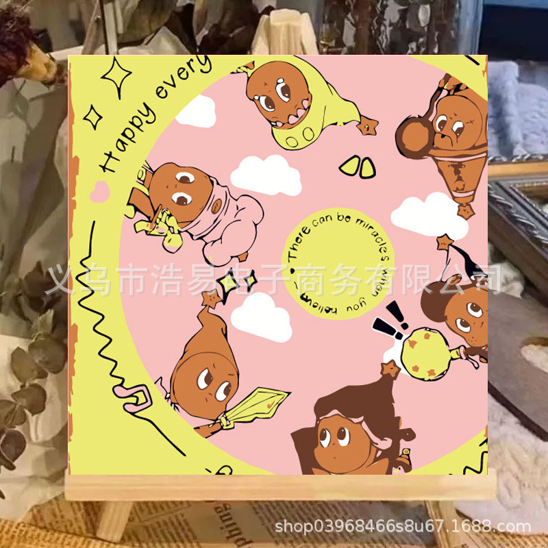 LL272 / 20*20cm paint+brush+backing board