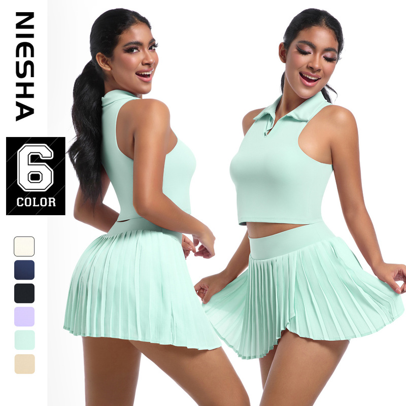 New Summer Outdoor Casual T-shirt Running Sports Yoga Fitness Suit suit Breathable Yoga Naked Tennis Suit