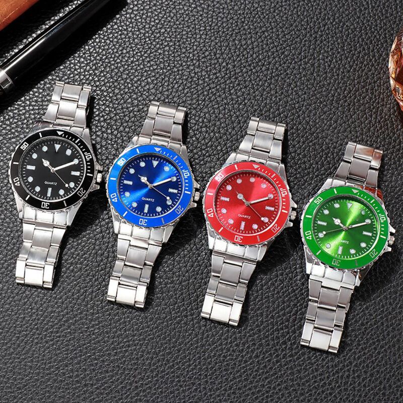 Cross-Border E-Commerce Hot-Selling Men's Steel Band Watches Wholesale Luminous Casual Quartz Watches Alloy Wristwatches Men's Watches Cross-Border E-Commerce Hot-Selling Men's Steel Band Watches Wholesale Luminous Casual Quartz Watches Alloy Wristwatches Men's Watches
