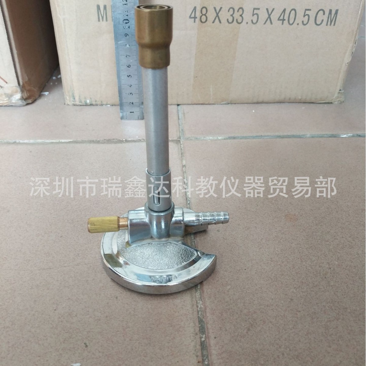 本生灯实验室便捷式本生灯 单直管式本生灯 然气灯 教学器材耗材