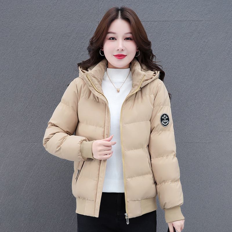 High-End Reversible down Cotton Outwear for Women Winter 2024 New Style Thickeneded Small Cotton Jacket Short Cotton Jacket
