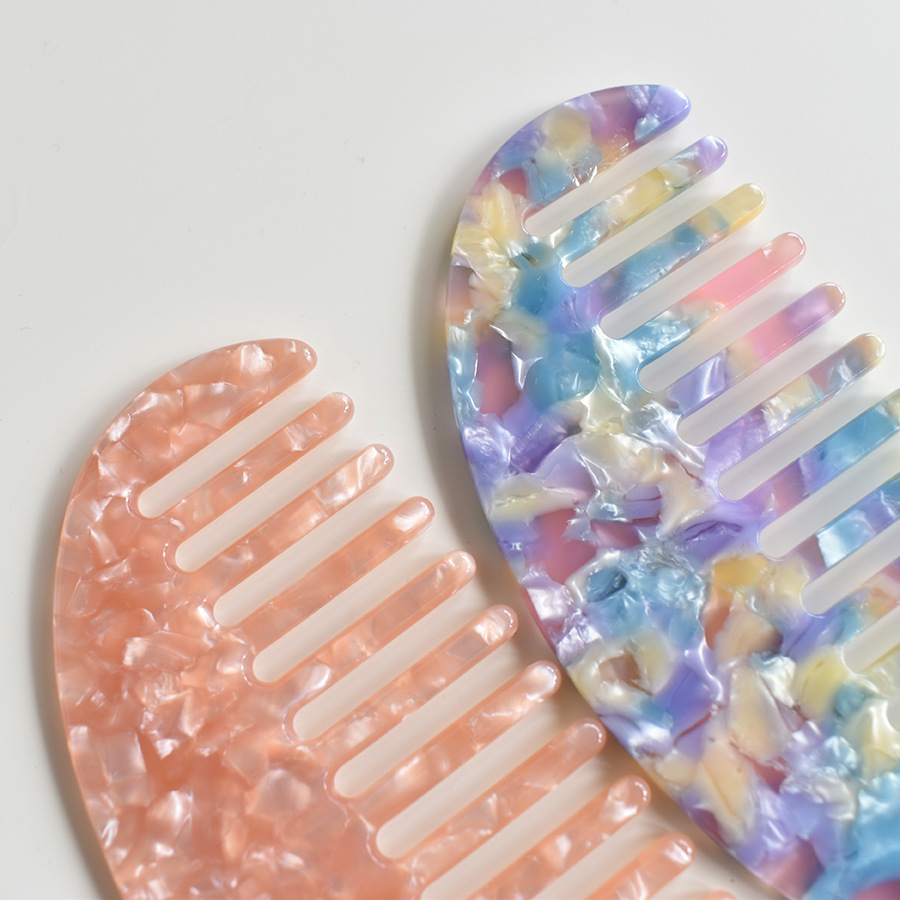 30g Weight Hair Comb Makeup Tools Types 1 Piece Quantity Acetic acid sheets Material Solid Color Pattern Simple Style Style Simple Style Solid Color Acetic Acid Sheets Hair Comb 1