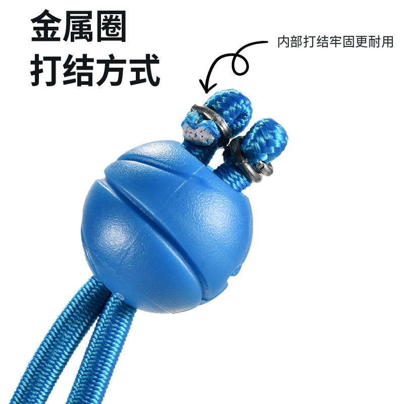 Carpa fija transfronteriza al aire libre de color bola de plástico almacena cuerda elástica trampolín cuerda de amarración de alambre de látex cuerda elástica