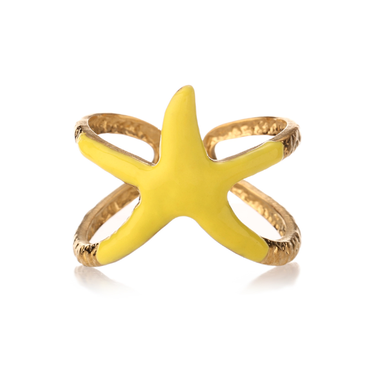 Anillo de acero inoxidable de la UE y los Estados Unidos, no se desvanece, anillo de goteo de aceite de moda para mujeres, joyería de lujo de alto nivel