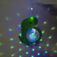 2024新款手提卡通投影燈籠新年春節元宵燈會龍年燈籠夜市發光玩具