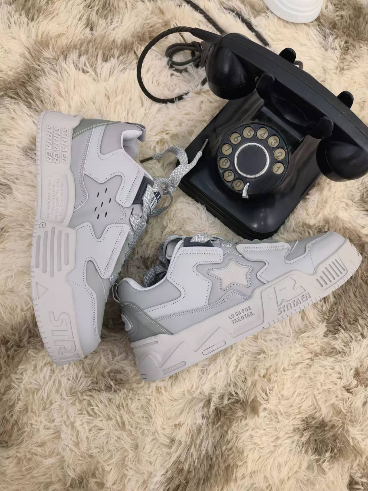 Dickbesohlte, erhöhte Skateschuhe für Herren, nationaler Trend, Nischendesign, atmungsaktive Paar-Freizeitschuhe, Retro-Sneaker_voghion.com