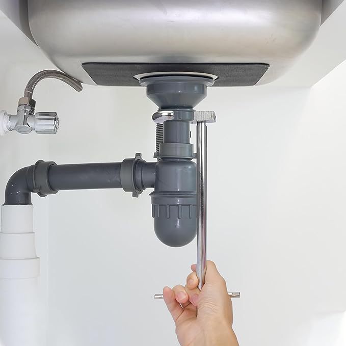 Fregadero llave curva cuello abierto llave estrecho espacio grifo bañera profesional herramienta