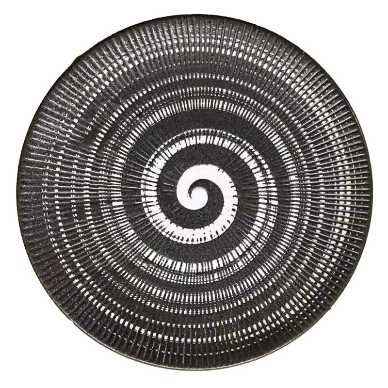 Japanese Ceramic Dinner Plate, 8–10 inch, Rustic Glaze Tableware