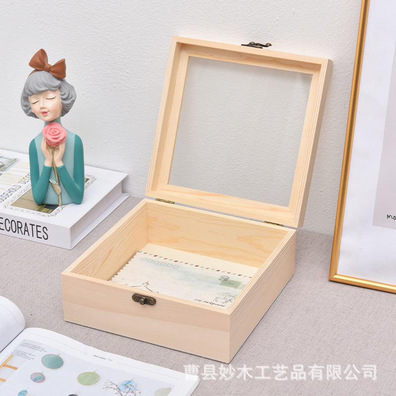 卸売り木箱のお土産は木箱のアクセサリー木箱のガラスを持っています。|undefined