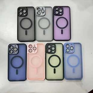 For Apple iPhone15Promax Phone Case magsafe Skin Sense 14 Lens Film 16Plus Protective Case 8