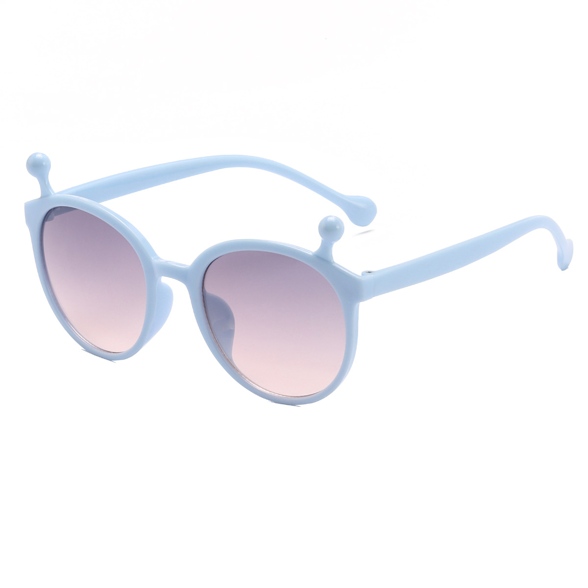 2022 nuevo marco redondo gafas de sol retro moda Caracol gafas de sol de los niños moda personalizada gafas de sol 61044