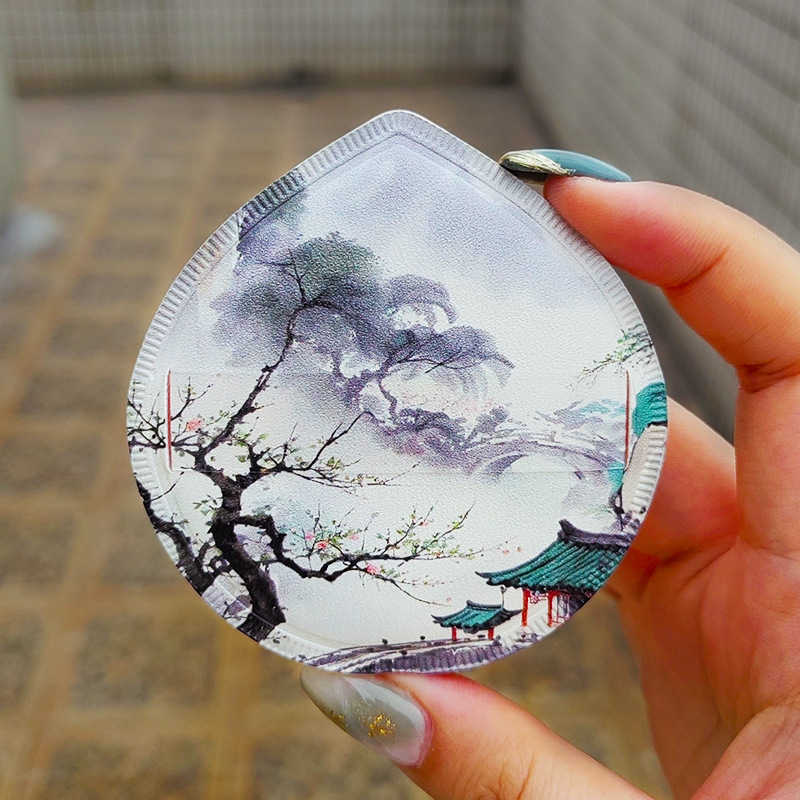 Guofeng gran marshmallow XL seco y húmedo gota de agua de doble uso gran pastel de polvo sensación de aire súper suave no comer polvo líquido base