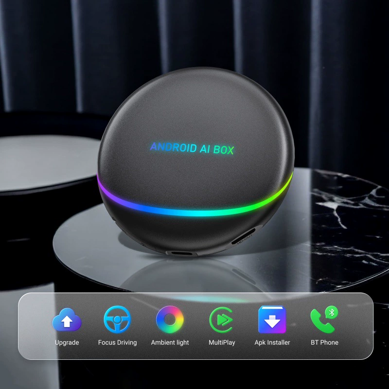 Автомобильный адаптер OTTOCAST CarPlay и Android Auto, Android 12, 8+128 ГБ, умный автомобильный бокс