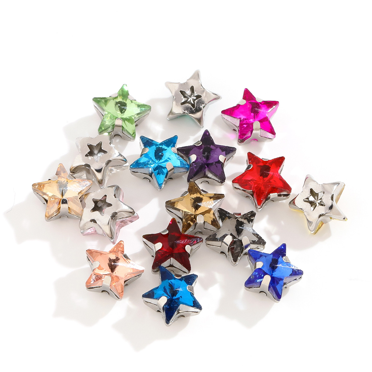 Hand-sewn five-pointed star claw drill