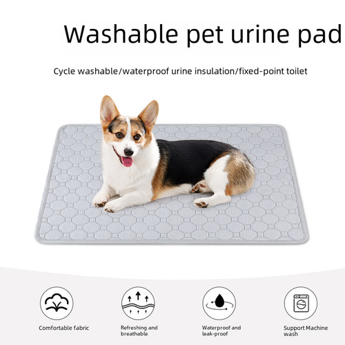 Cross-border pet urine pads, washable and reusable, dog training absorbent waterproof pads, four-layer waterproof diapers for cats