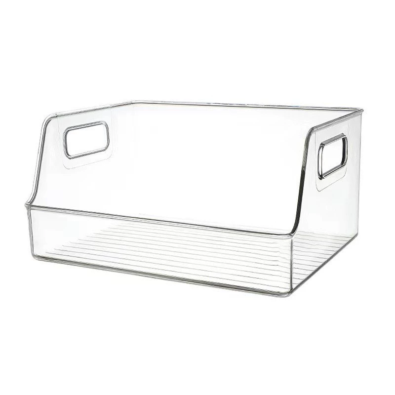 Plastic storage box for elementary students — table organizer for books and picture books, stackable, portable
