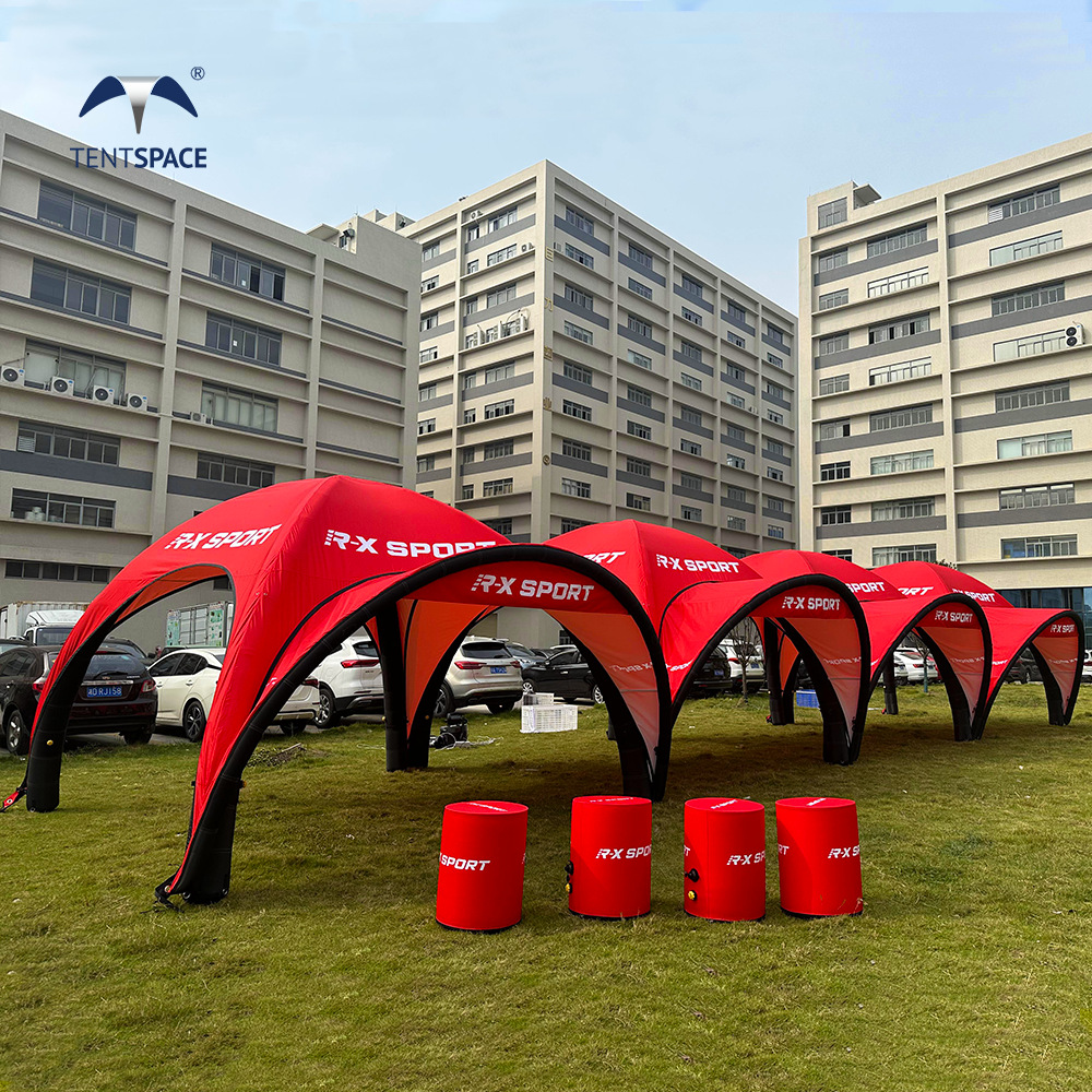 四脚展会充气广告帐篷户外大型夜宵活动帐篷 车展营销活动帐篷