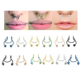 鼻饰;唇饰;耳钉