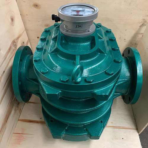 Oval gear flow meter Large diameter marine diesel meter Oil field ship flow meter Pointer type flow meter