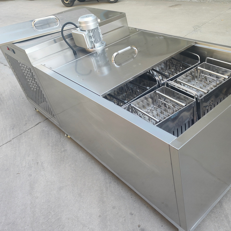 6-Cavity Ice Cream Machine, Commercial Ice Block Machine, Fully Automatic Small Ice Maker, Ice Block Machine, Ice Cream Maker, Ice Pop Quick Freezing Machine