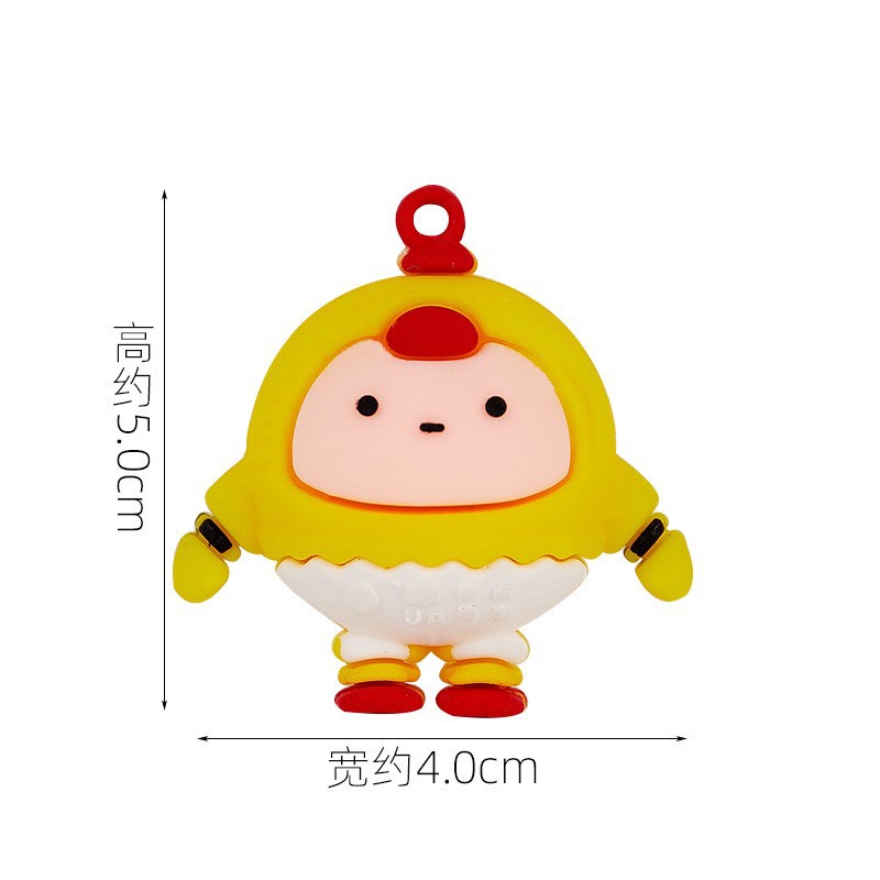 부드러운 플라스틱 작은 계란 와플 1개