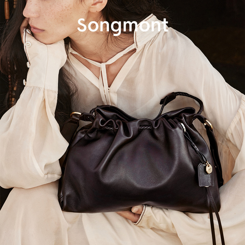 【Wen Qi's Same Style】Songm Shanshan Baina Tote Bag Large Capacity Women's Backpack