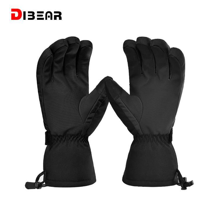Desarrollo personalizado transfronterizo de guantes de calentamiento para esquí de motocicleta caliente pantalla táctil a prueba de agua calefacción eléctrica a prueba de frío