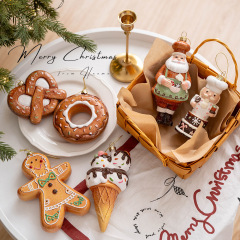 越境新品クリスマス装飾クリスマスツリー装飾ペンダント創意姜餅系老人ビスケットペンダント
