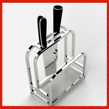304不锈钢刀架砧板架厨房置物架子用品案板菜板收纳架子刀座刀具